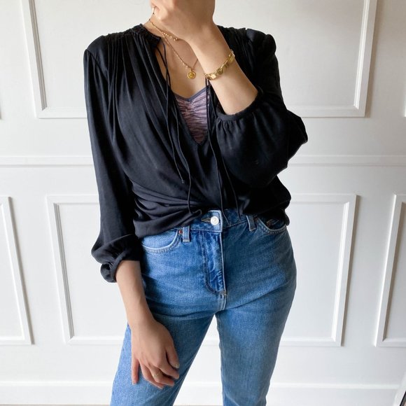 IRO Silky Blouse Small 36 - Picture 5 of 13